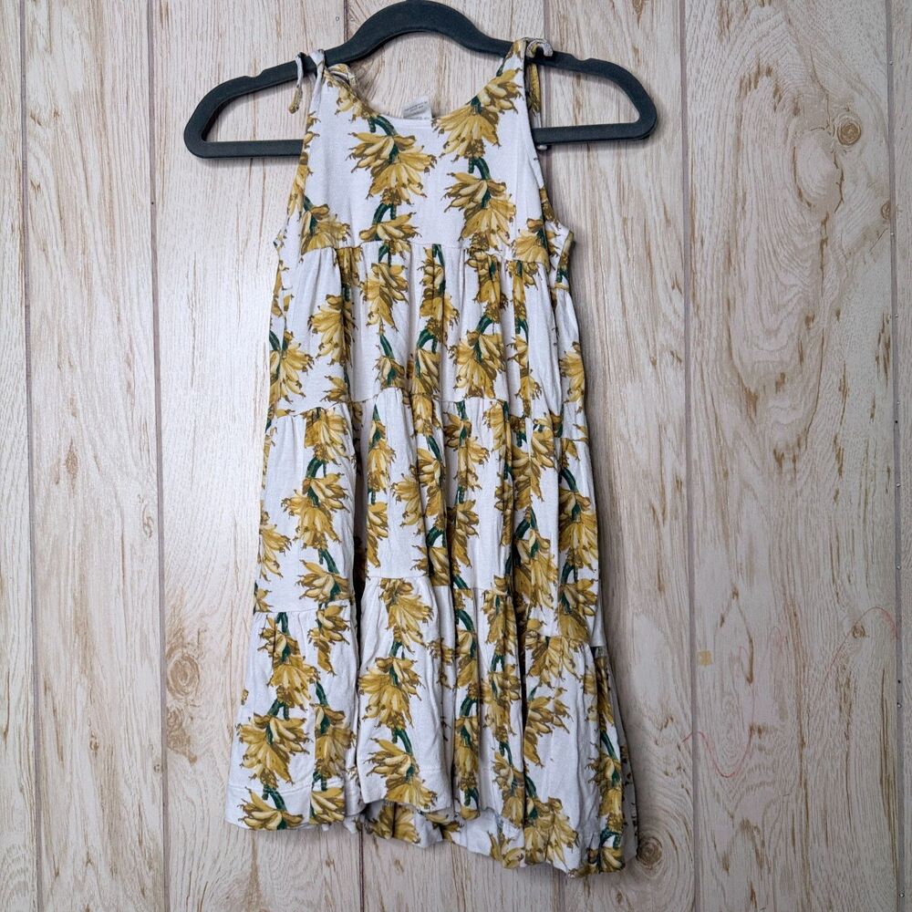 Kate Quinn Bananas Bamboo Spaghetti Tie Prairie Dress